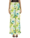 Twinset Cropped Pants In Green