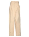 Semicouture Casual Pants In Sand