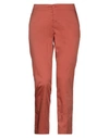 European Culture Casual Pants In Rust