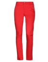 Liu •jo Woman Pants Red Size 28 Cotton, Elastane