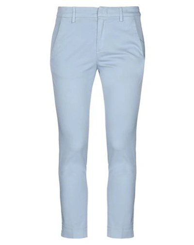 Dondup Casual Pants In Sky Blue