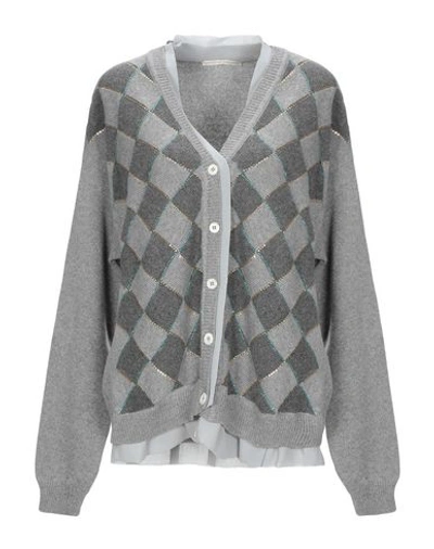 Marco De Vincenzo Cardigan In Grey