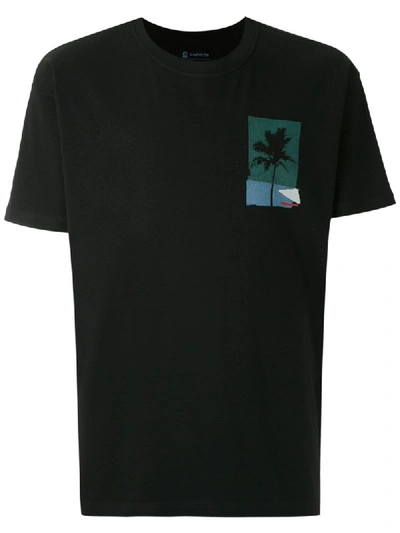 Osklen Big Palm Printed T-shirt In Black