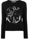 ALBERTA FERRETTI sequin print jumper