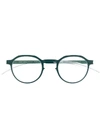 Mykita Armstrong Round-frame Glasses In Green