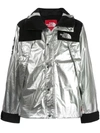 SUPREME TNF METALLIC MOUNTAIN短款派克大衣