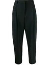 Stella Mccartney Tapered Tailored Trousers In Black