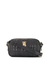 BURBERRY MINI QUILTED-EFFECT CROSS BODY BAG