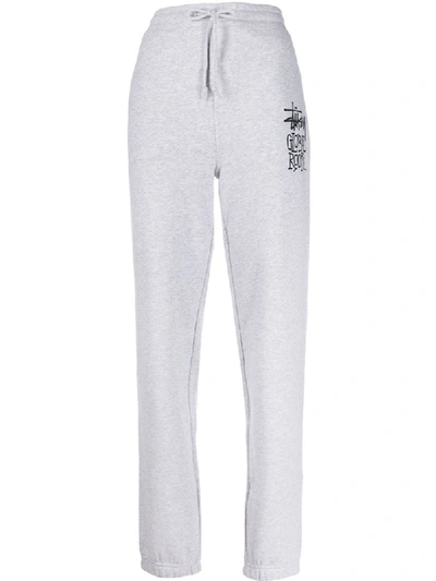 Stussy Global Roots Track Trousers In Grey