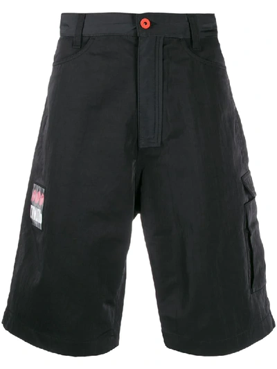 Heron Preston Loose-fit Cargo Shorts In Black