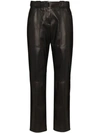 ROSETTA GETTY HIGH RISE TAPERED TROUSERS