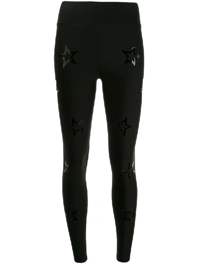 Ultracor Lux Knockout Star-print Ankle Leggings In Nero Starlight