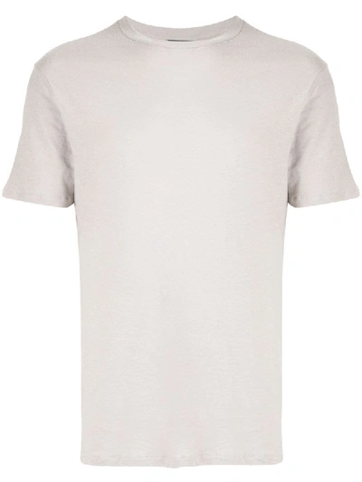 Frescobol Carioca Crew-neck T-shirt In Grey
