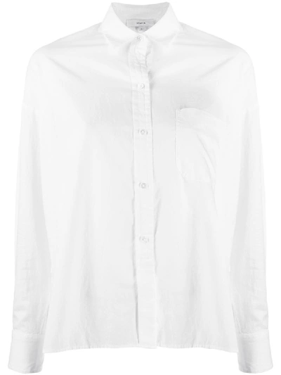 Vince Button Down Shirt In White