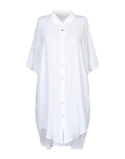 Crossley Short Dresses In White