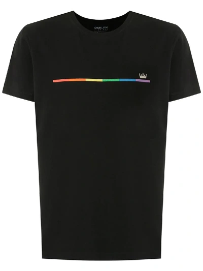 Osklen Vintage Diversity Minimal T-shirt In Black