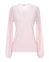 Malo Cashmere Blend In Light Pink