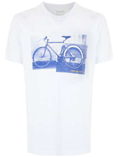 Osklen Stone Vintage Biker T-shirt In White