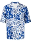 ALEXANDER MCQUEEN FLORAL SHORT-SLEEVED SHIRT