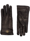 GUCCI MAYA DOUBLE G PLAQUE GLOVES