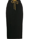 AALTO DRAWSTRING WAIST PENCIL SKIRT