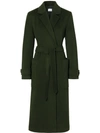 BURBERRY BELTED MID-LENGTH COAT