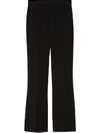 GUCCI HIGH-RISE FLARED TAILORED TROUSERS