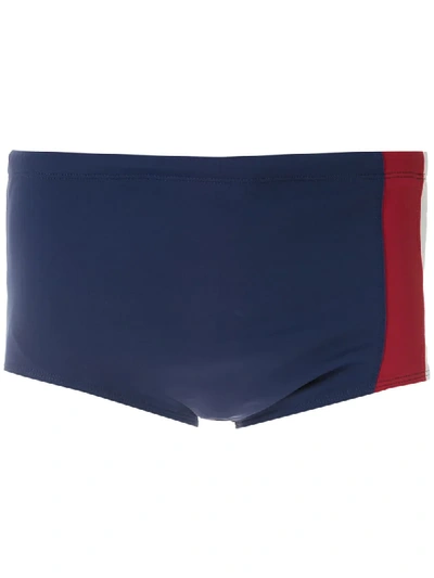 Osklen Colour Band Trunks In Blue