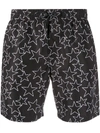 DOLCE & GABBANA STAR PRINTED SWIM SHORTS