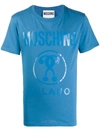 Moschino Questions Logo T-shirt In Blue