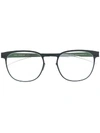 Mykita Basie Square-frame Glasses In Black