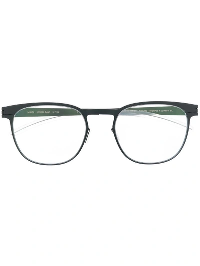 Mykita Basie Square-frame Glasses In Black