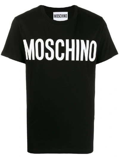 Moschino Classic Logo T In Black