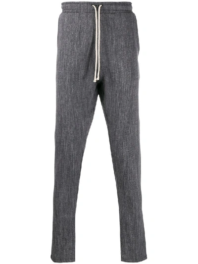 Alchemy Tapered Drawstring Trousers In Grey