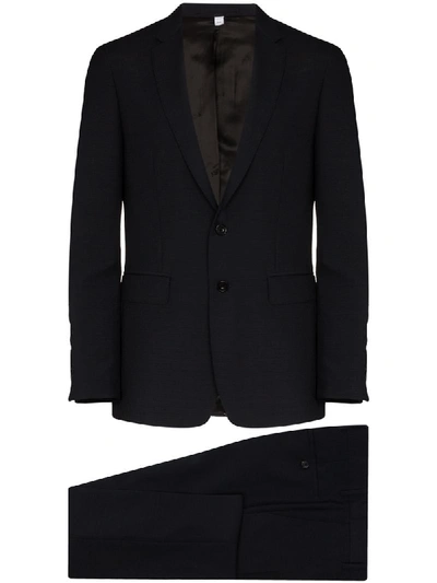 Burberry Two Piece Slim-fit Suit In Blue