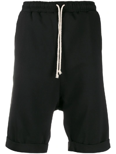 Alchemy Drop Crotch Track Trousers In Black