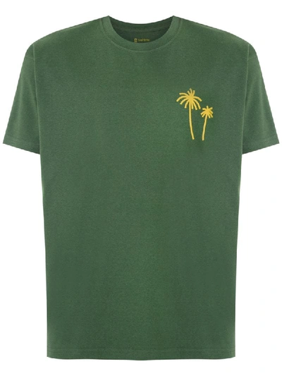 Osklen Big Coqueiro Traco T-shirt In Green