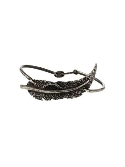 M Cohen Sterling Silver The Feather Solstice Bracelet