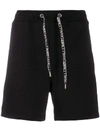 JUST CAVALLI RELAXED-FIT DRAWSTRING TRACK SHORTS