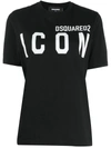 Dsquared2 Icon Logo T-shirt In Nero