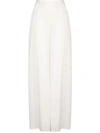 ADAM LIPPES PLEATED WIDE-LEG TROUSERS