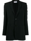 RED VALENTINO NOTCHED LAPELS SINGLE-BREASTED BLAZER