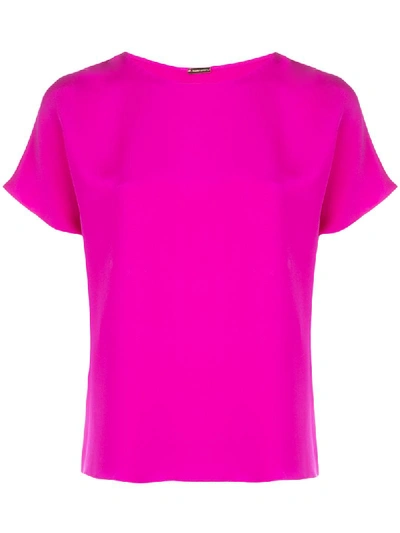Adam Lippes T-shirt Mit Dolmanärmeln In Pink