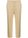 MARNI STITCHED CROPPED TROUSERS