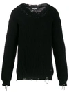 DSQUARED2 DISTRESSED EFFECT JUMPER