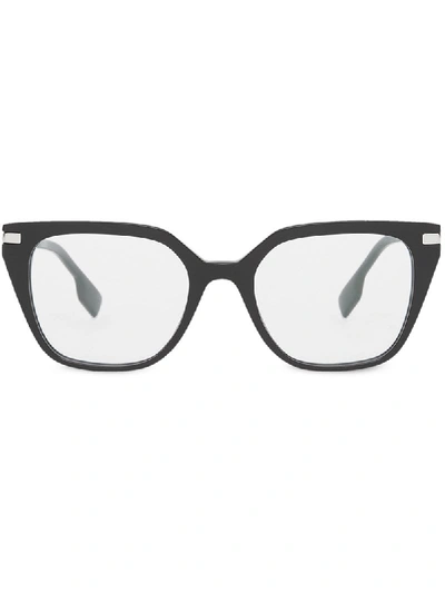 Burberry Square-frame Glasses In Black