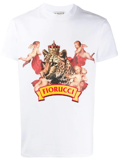 Fiorucci Cheetah Relaxed-fit T-shirt In White