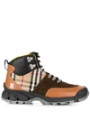 Burberry Tor Boots In Brown