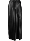 ALEXANDER WANG T LEATHER LOOK MIDI SKIRT