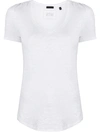 Atm Anthony Thomas Melillo Short-sleeve Fitted T-shirt In White